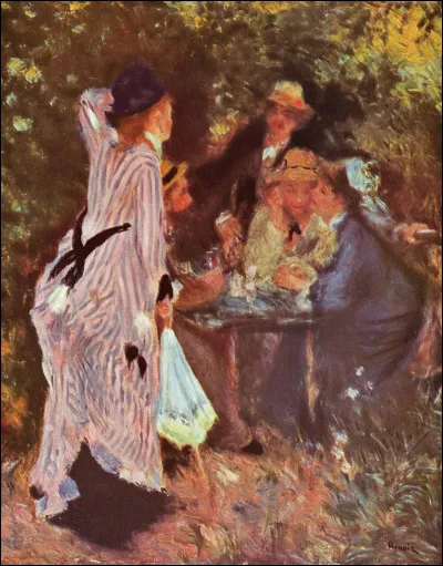 Qui a immortalisé cette scène sous la tonnelle du Moulin de la Galette ?