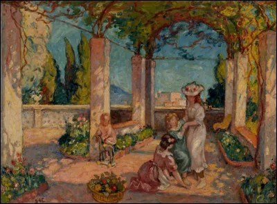 À qui doit-on ce tableau représentant "La Pergola"