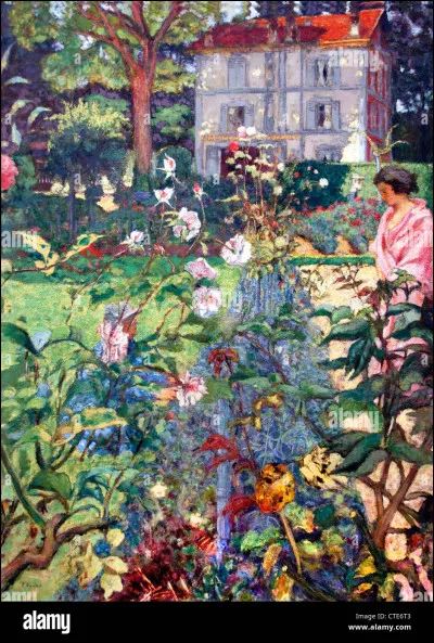 Quel peintre a immortalisé son "Jardin à Vaucresson" ?