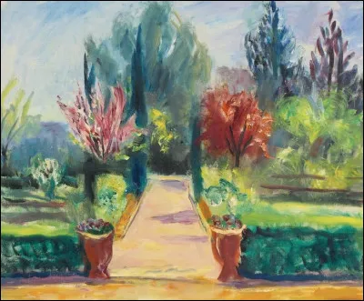 Qui a peint "Le Jardin du Pigonnet" ?