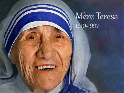 Quelles sont les couleurs de l'uniforme des surs missionnaires de la Charité ?