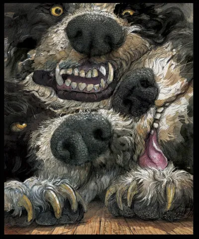 Avec qui Harry est-il lorsquil se retrouve la première fois nez à nez avec Touffu ?