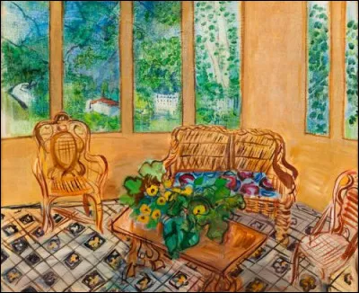 Qui a représenté "Le Jardin d'hiver à Vernet-les-Bains" ?