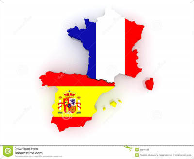 Complète la phrase : On est [...] Espagne.