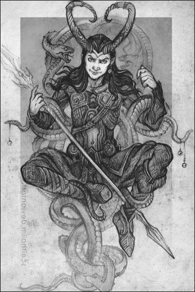 Quels sont les attributs du dieu Loki ?