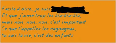 Ça ne s'arrange pas vraiment : évidemment, ce n'est pas une chanson à l'eau-de-rose...