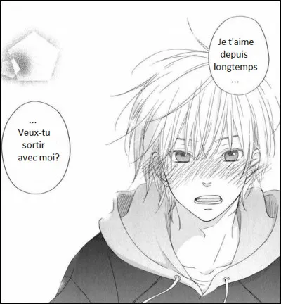 Le garçon que tu aimes te déclare sa flamme, quelle tête fais-tu ?