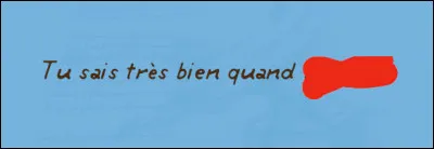 ...et tu déplaces les bornes !