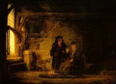 On reste aux Pays-Bas. En 1645, quel baroque a réalisé cette toile nommée ''Tobias et Anna avec une petite chèvre'' ?