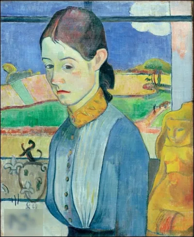 Quel peintre est l'auteur du tableau "Jeune bretonne" ?
