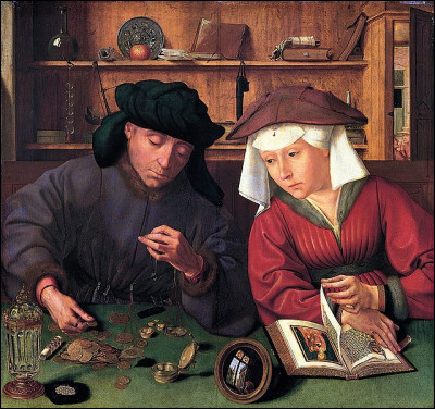 Quel peintre primitif flamand de la Renaissance a réalisé "Le Prêteur et sa femme" ?