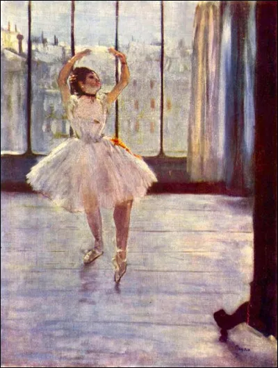 Quel peintre français du XIXe est l'auteur du tableau "Danseuse chez le photographe" ?