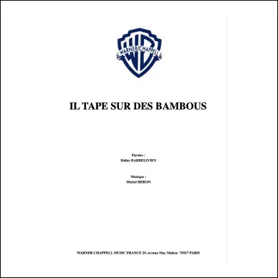 Qui chantait "Il tape sur des bambous" en 1982 ?