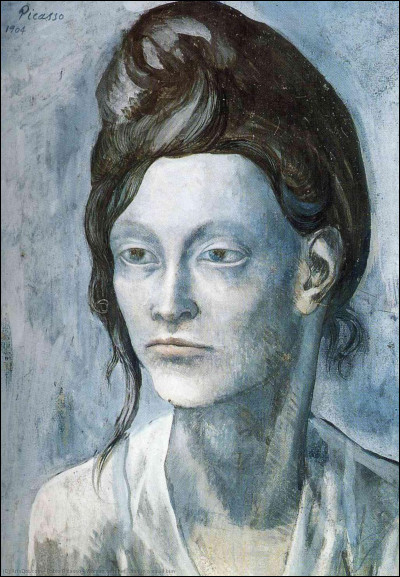 Quel peintre européen du début XXe a réalisé "Femme au chignon" ?