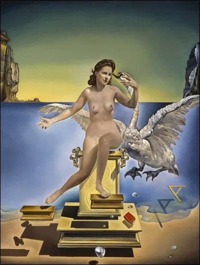Quel peintre est l'auteur de ce tableau intitulé ''Léda atomique'' ?