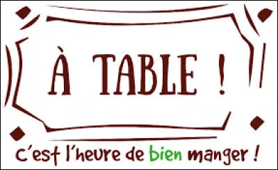 Mise en situation - Tu es dans ta chambre et ta mère t'appelle pour aller manger.
Que fais-tu ?