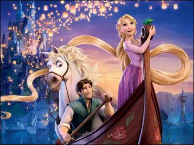 Quel animal accompagne Raiponce dans ses aventures ?