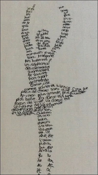 Comment s'appelle la forme poétique créée par Apollinaire au début du XXe ?