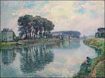 Qui a peint "Pêcheur au bord de la Marne à Lagny" ?
