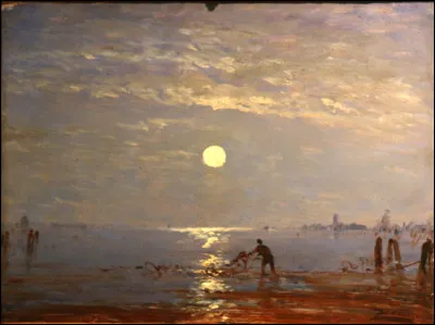 Qui a peint " Pêcheur au clair de lune" ?