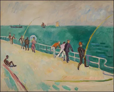 Qui a peint "Les pêcheurs à la ligne" ?