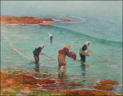 Qui a peint "Les pêcheuses" ?