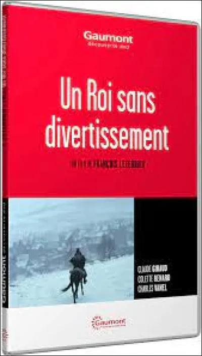 À quel auteur doit-on le roman "Un roi sans divertissement" ?