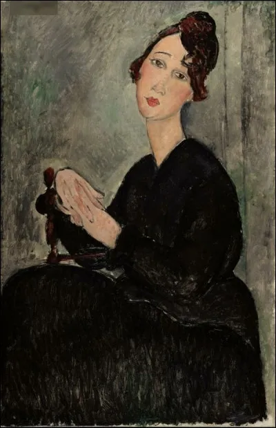 Quel peintre européen du début XXe a réalisé "Portait de Dédie" ?