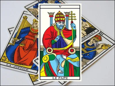 ''Le Pape'' est la cinqui&egrave;me carte de quel tarot ?