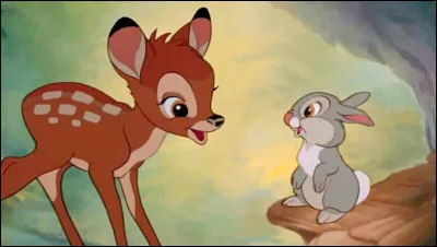 Comment s'appelle l'ami lapin de Bambi ?