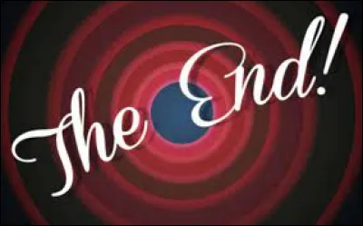 C'est la fin de ce test !