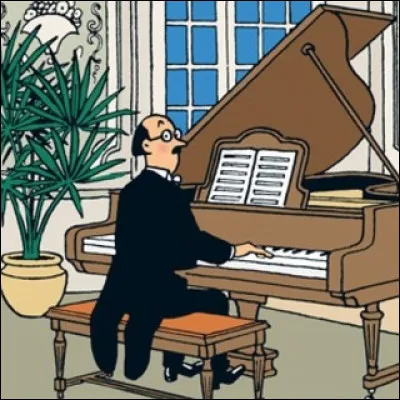 Dans les albums de Tintin, quel est le nom du pianiste de Bianca Castafiore ?