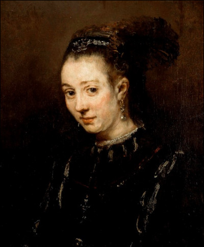 Quel peintre hollandais a réalisé "Portrait de jeune femme" ?