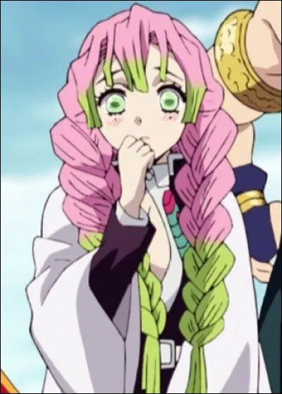 De quelle couleur le Nichirin Blade (katana) de Mitsuri Kanroji est-il ?