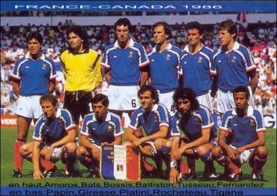 Lors de la Coupe du Monde 1986 organise au Mexique, la France...