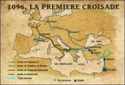 Quel était l'objectif de la première croisade ?