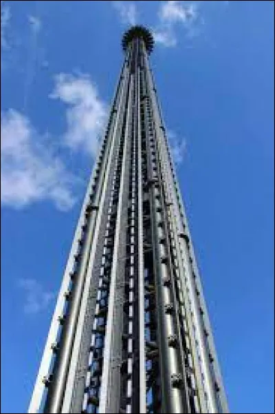 Après cette matinée à la plage et après avoir bien mangé, c'est parti pour aller au parc d'attractions ! Là, tu te diriges vers une tour de chute de 100 mètres de haut. Tes amis te mettent au défi de la faire pour de l'argent. Pour combien la fais-tu ?