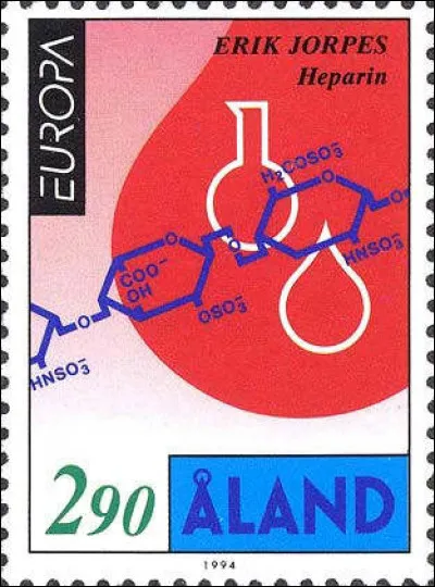 Îles Åland > Le finno-suédois Erik Jorpes fut nommé pour le Prix Nobel de Physiologie (1952) pour ces travaux sur l'héparine : de quoi s'agit-il ?