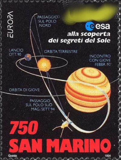 Saint-Marin > Lancée en 1990, la sonde spatiale [...nom ?] doit couper l'orbite de [...quelle planète ?] pour s'approcher ensuite de sa cible : le Soleil !
