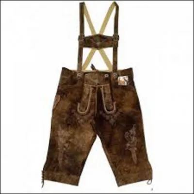 De quel land allemand le ''Lederhose'' (culotte courte traditionnelle) est-il originaire ?