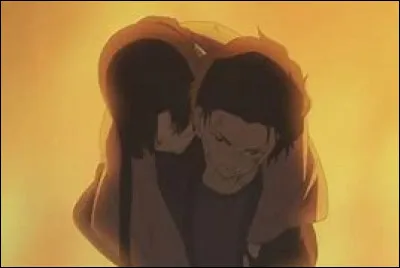 Quand Makoto sauve sa mère des flammes, que découvre-t-il ?