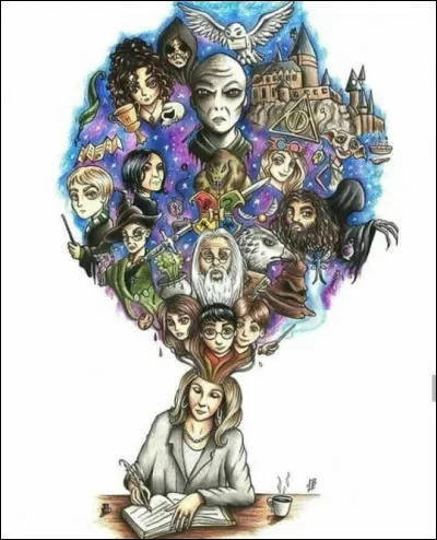 L'auteur de "Harry Potter" est J.K. Rowling.