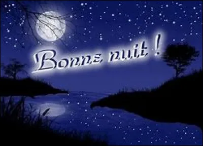 Comment dit-on "bonne nuit" en anglais ?