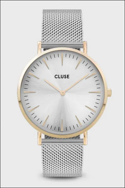 Et pour madame, voilà une belle montre à...