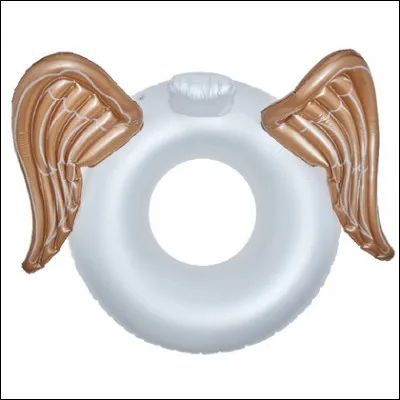 Que dites-vous d'une bouée gonflable pour la piscine ? Ça fera seulement...