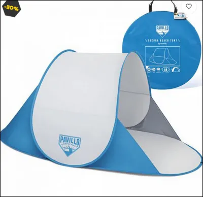 Peut-être aurez-vous l'envie d'aller faire du camping ? Voici une tente à...