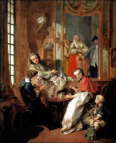 Quel peintre français du XVIIIe a réalisé la toile "Le Déjeuner" ?