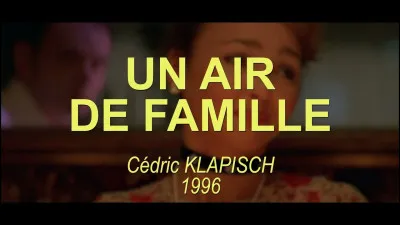 "Un air de famille" est un long-métrage interprété par Agnès Jaoui.