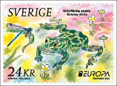 Suède > Il est présent sur quelques petites îles de Scanie et, étrangement, sur l'îlot artificiel de Peberholm.