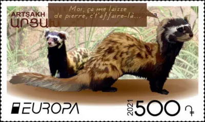 Haut-Karabagh > De par son pelage, ce putois est dit ... (Complétez !)